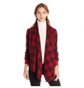 Alternative Women's Yarn Dye Flannel Wrap Cardigan