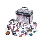 All Trunk Professional Makeup Kit  With Black Trim Clear Case
